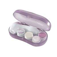 Trending Mini Electric Facial Cleansing Brush 5 IN 1 Vibration Massager Brush for Personal Care