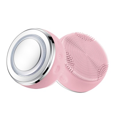 New trending Amazon Wireless portable  Silicone Facial Cleansing Brush For Home Use